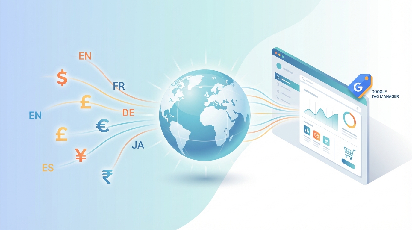 Add Visitor Currency and Language to Google Tag Manager